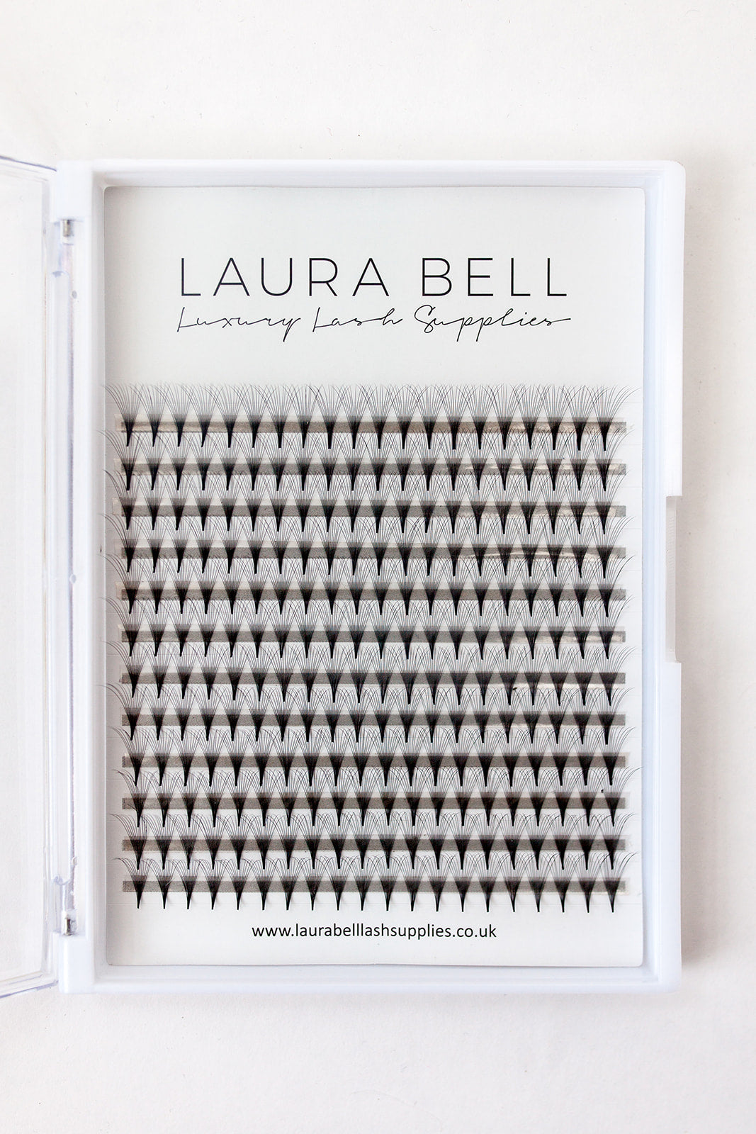 12D Pre Made Volume Large Tray - Laura Bell Luxury Lash Supplies