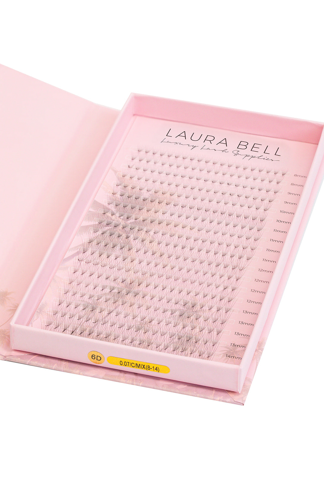 6D Premade  Volume Fans (400 Fans) - Laura Bell Luxury Lash Supplies