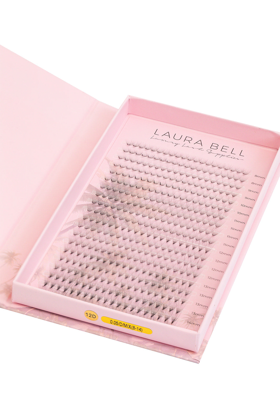 12D Premade Volume Fans (400 Fans) - Laura Bell Luxury Lash Supplies