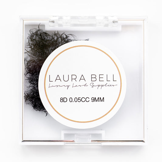 8D 0.05 Loose Premade Fans - Laura Bell Luxury Lash Supplies